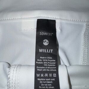 Willit Men's White Dress Pants